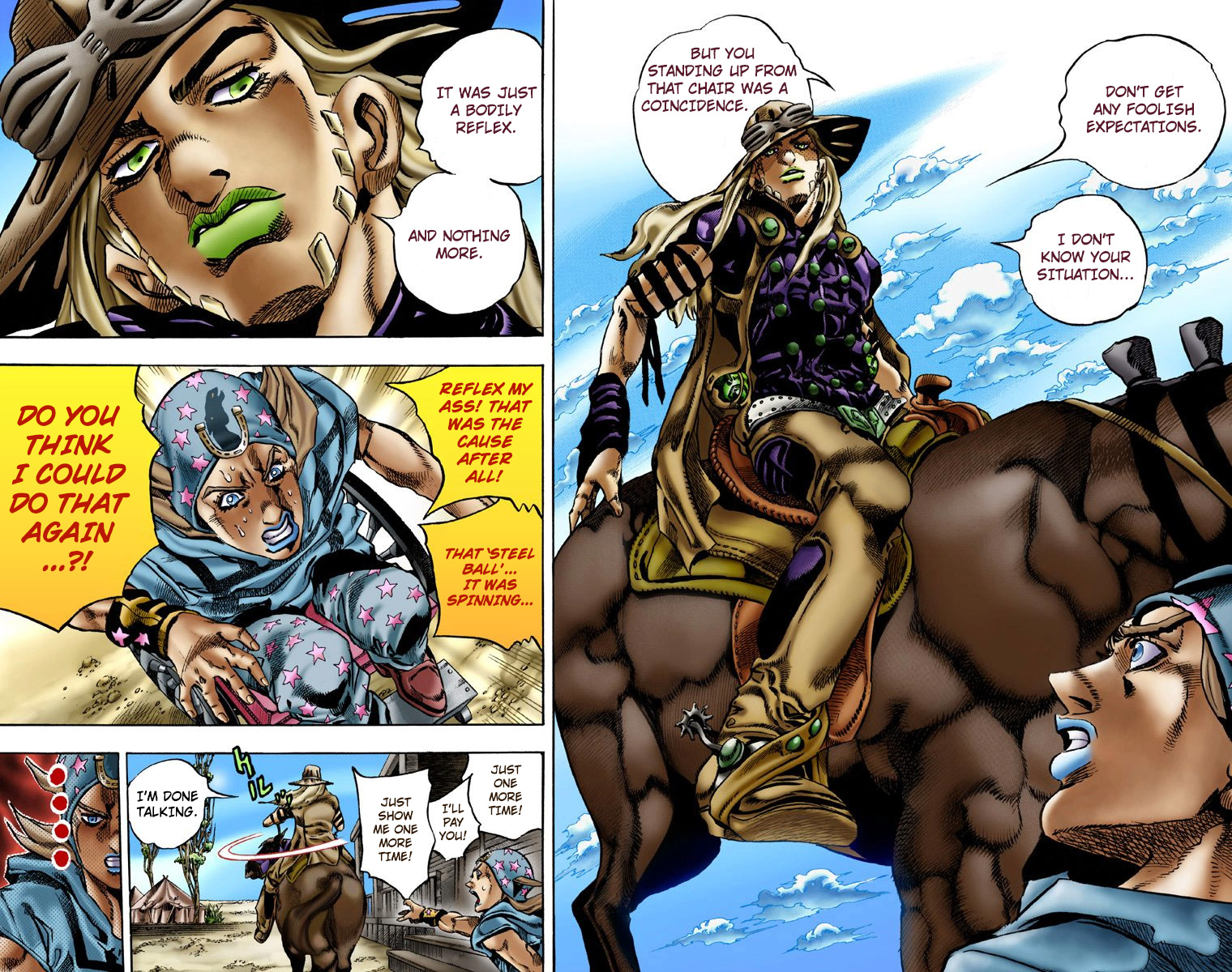 Jojo's Bizarre Adventure Part 7 - Steel Ball Run - Vol.1 Chapter 3: Johnny Joestar