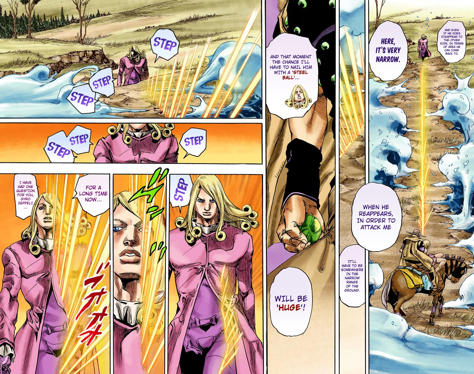 Jojo's Bizarre Adventure Part 7 - Steel Ball Run - Vol.21 Chapter 82: D4C Part 15 -Love Train-