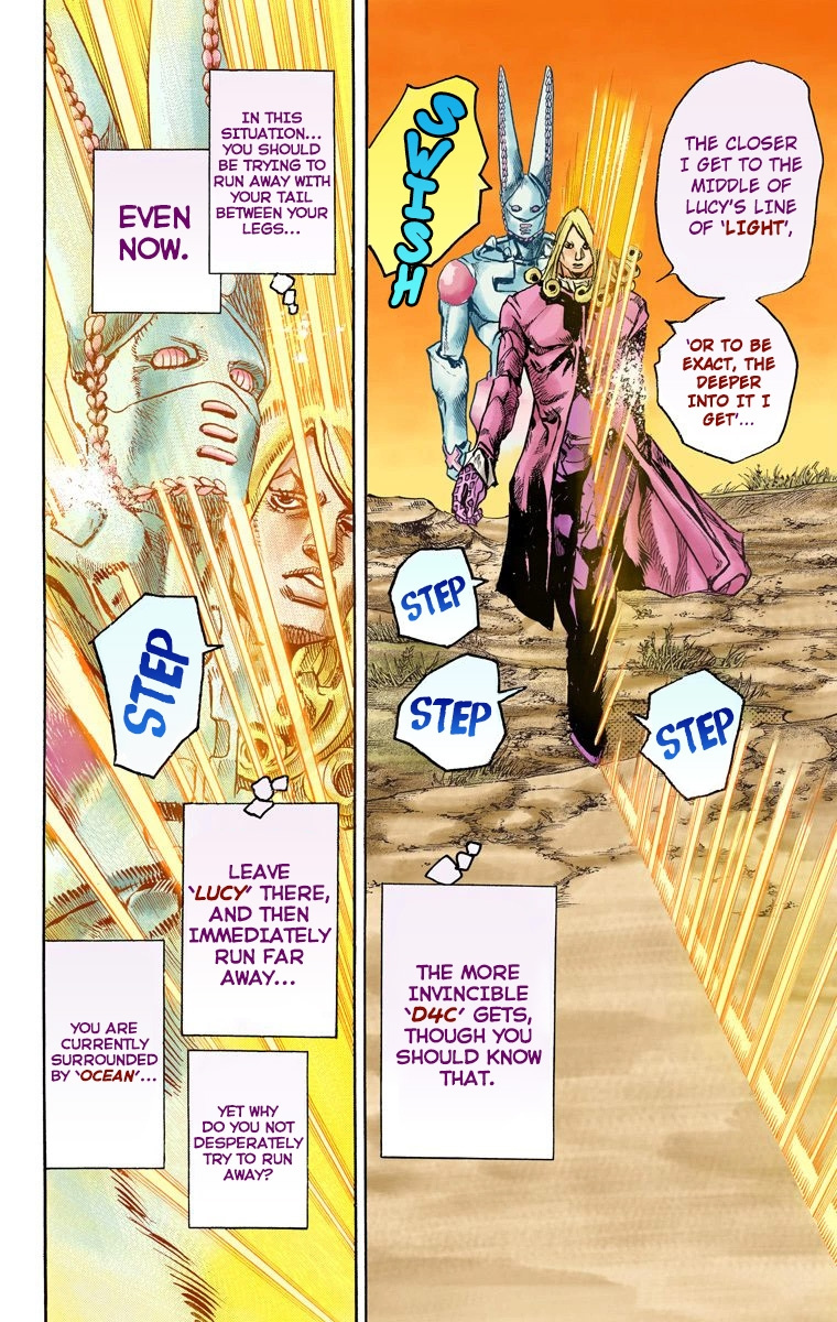 Jojo's Bizarre Adventure Part 7 - Steel Ball Run - Vol.21 Chapter 82: D4C Part 15 -Love Train-