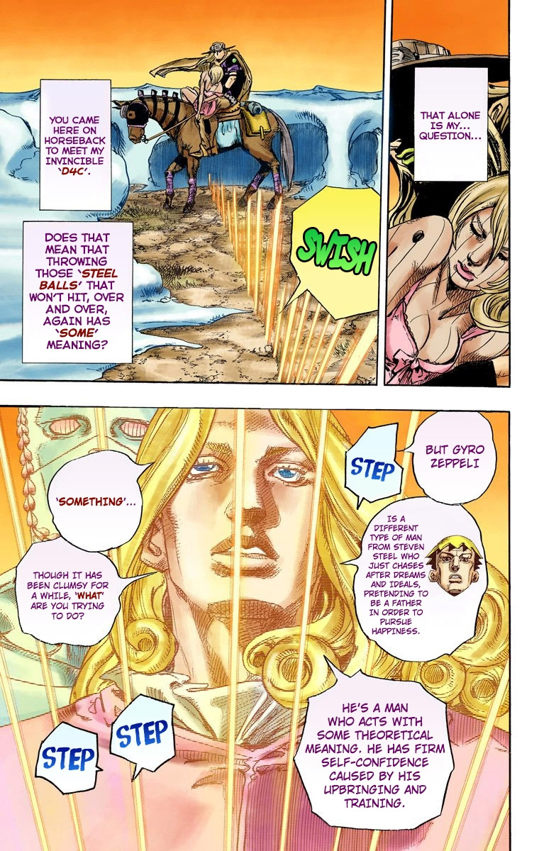 Jojo's Bizarre Adventure Part 7 - Steel Ball Run - Vol.21 Chapter 82: D4C Part 15 -Love Train-