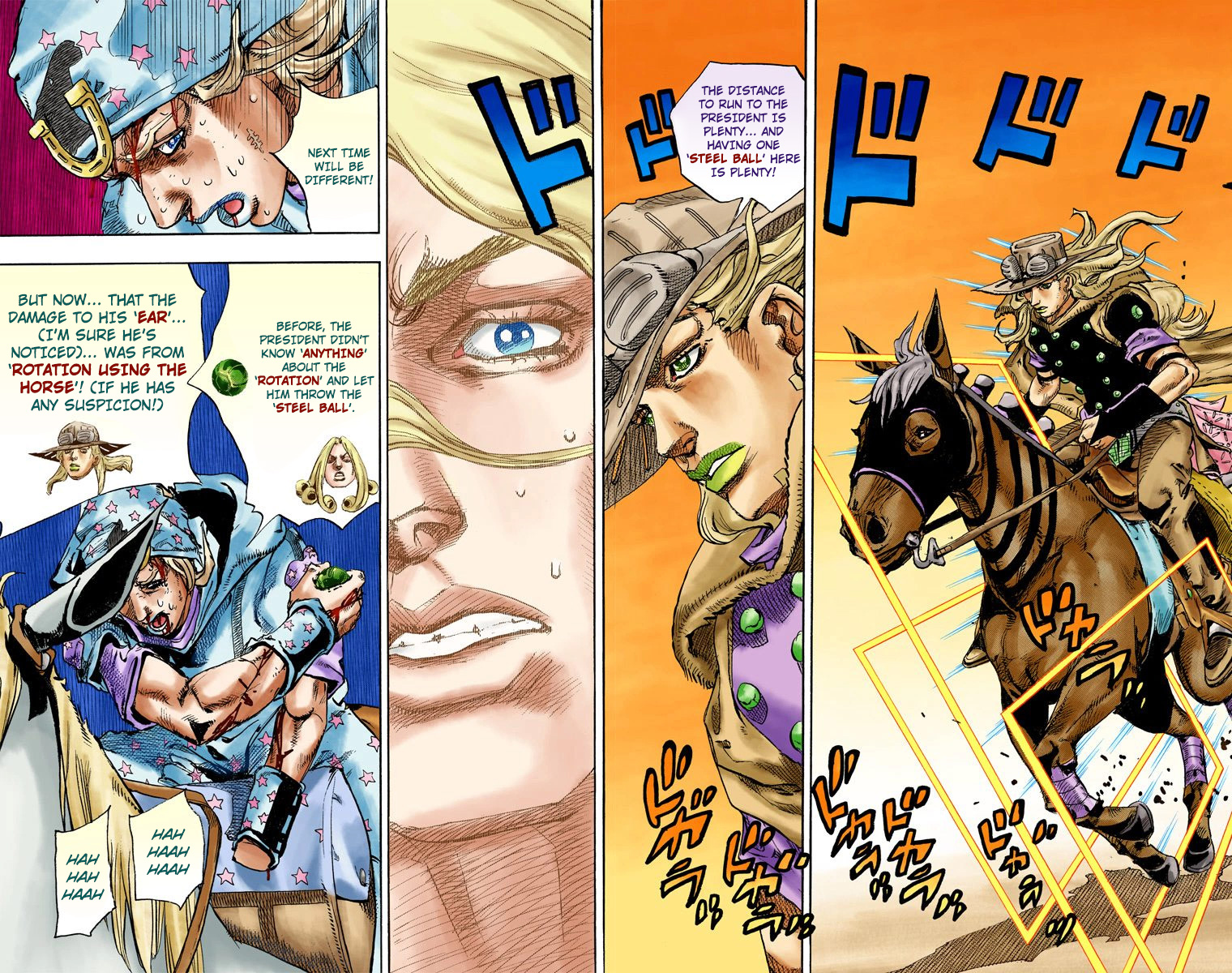 Jojo's Bizarre Adventure Part 7 - Steel Ball Run - Vol.21 Chapter 82: D4C Part 15 -Love Train-