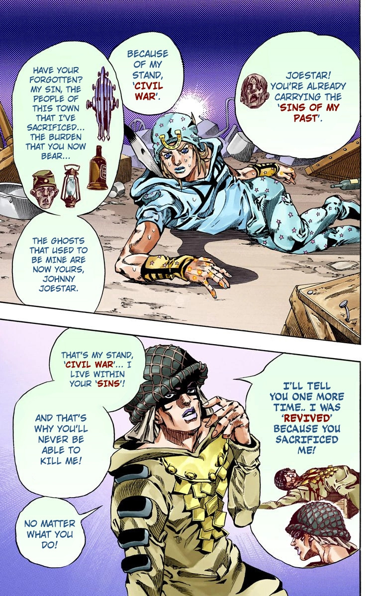 Jojo's Bizarre Adventure Part 7 - Steel Ball Run - Vol.15 Chapter 59: Gettysburg Dream