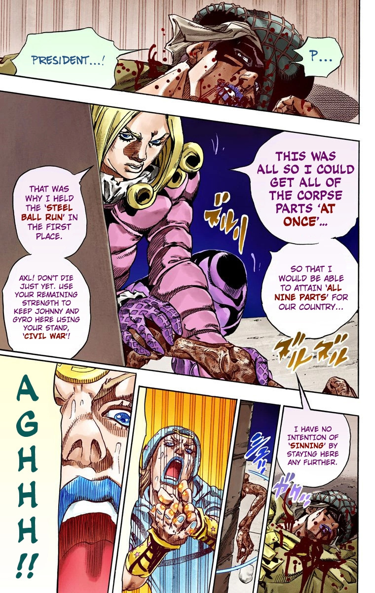 Jojo's Bizarre Adventure Part 7 - Steel Ball Run - Vol.15 Chapter 59: Gettysburg Dream