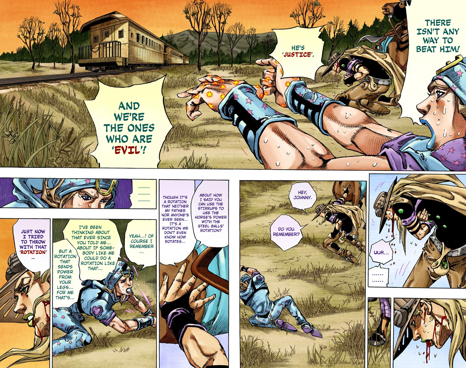 Jojo's Bizarre Adventure Part 7 - Steel Ball Run - Vol.20 Chapter 79: D4C Part 12 -Love Train-