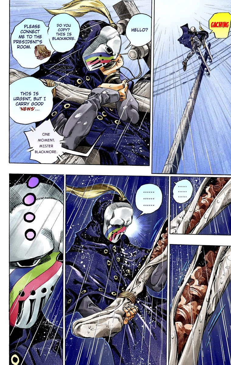 Jojo's Bizarre Adventure Part 7 - Steel Ball Run - Vol.9 Chapter 38: Catch The Rainbow (On That Stormy Night) Part 1