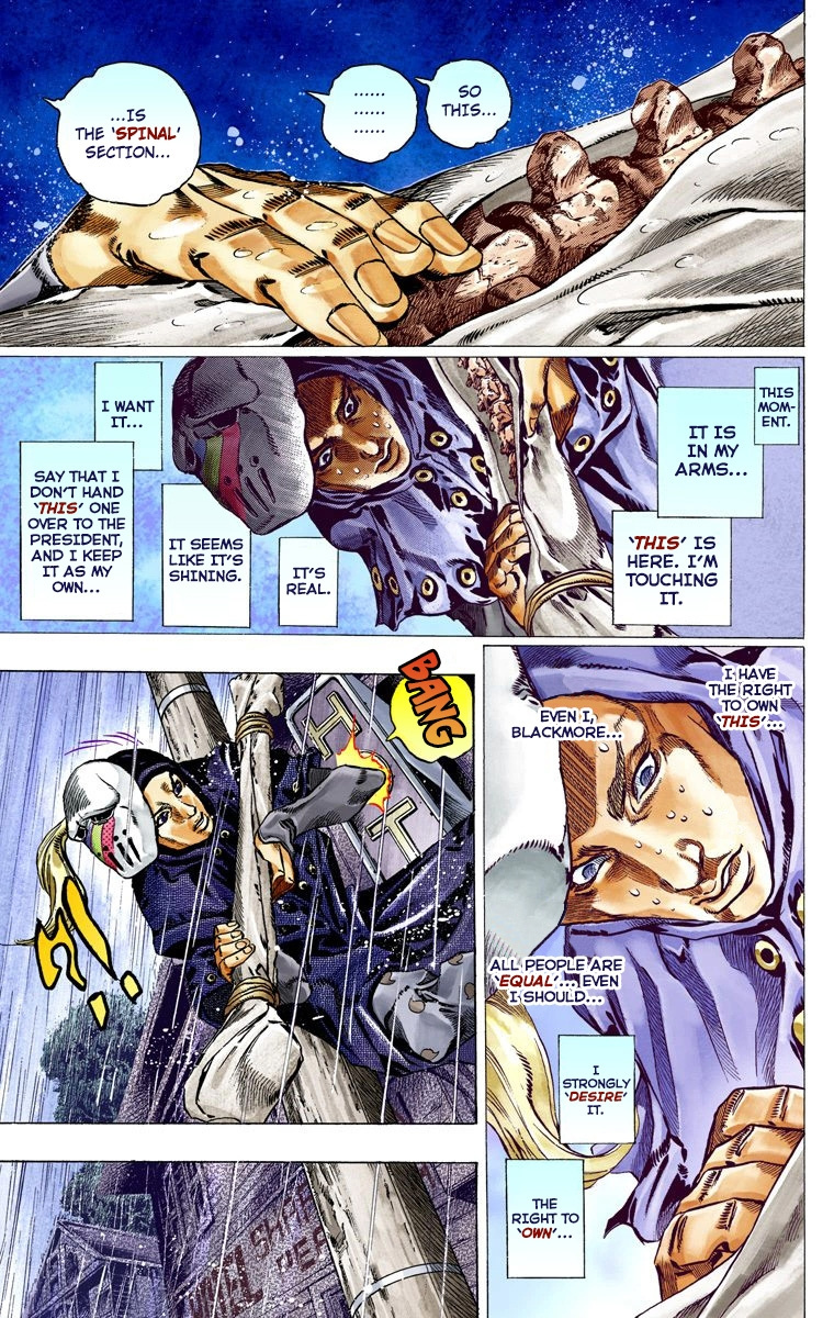 Jojo's Bizarre Adventure Part 7 - Steel Ball Run - Vol.9 Chapter 38: Catch The Rainbow (On That Stormy Night) Part 1