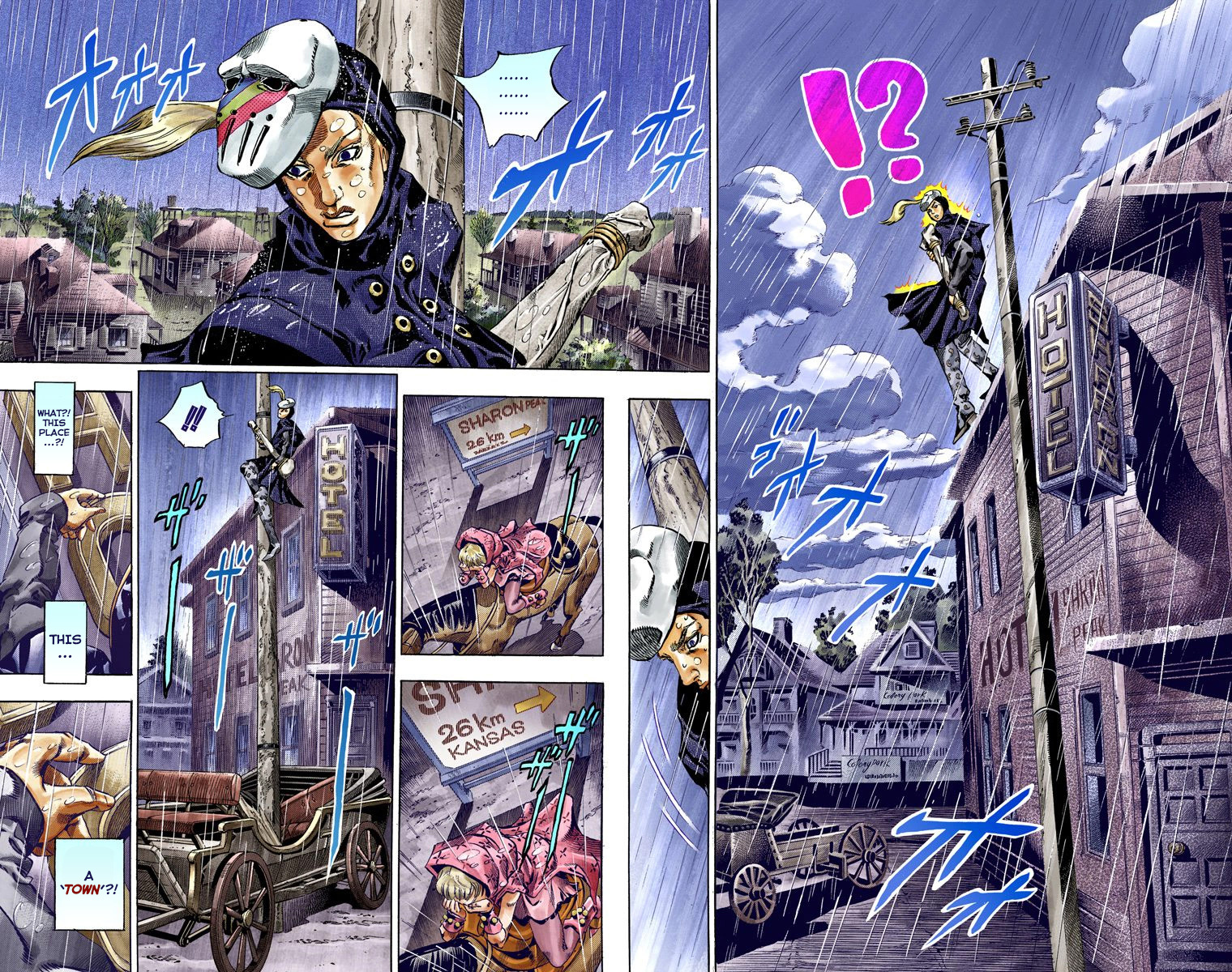 Jojo's Bizarre Adventure Part 7 - Steel Ball Run - Vol.9 Chapter 38: Catch The Rainbow (On That Stormy Night) Part 1