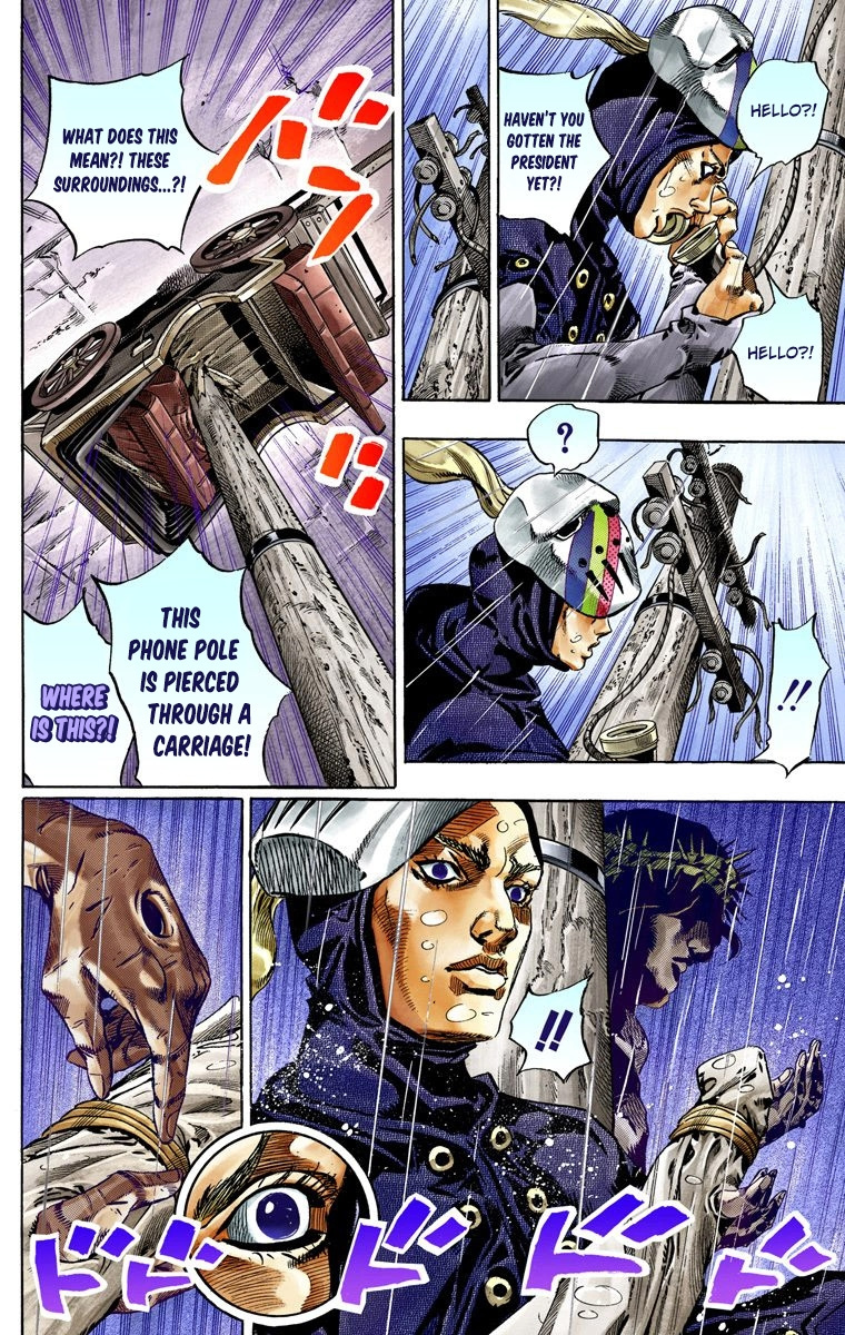 Jojo's Bizarre Adventure Part 7 - Steel Ball Run - Vol.9 Chapter 38: Catch The Rainbow (On That Stormy Night) Part 1