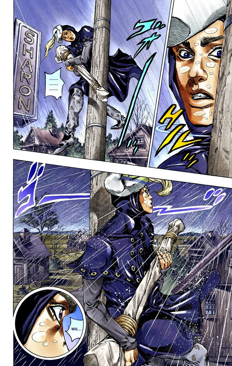 Jojo's Bizarre Adventure Part 7 - Steel Ball Run - Vol.9 Chapter 38: Catch The Rainbow (On That Stormy Night) Part 1