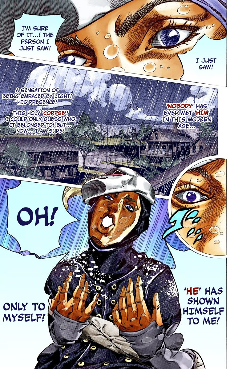 Jojo's Bizarre Adventure Part 7 - Steel Ball Run - Vol.9 Chapter 38: Catch The Rainbow (On That Stormy Night) Part 1