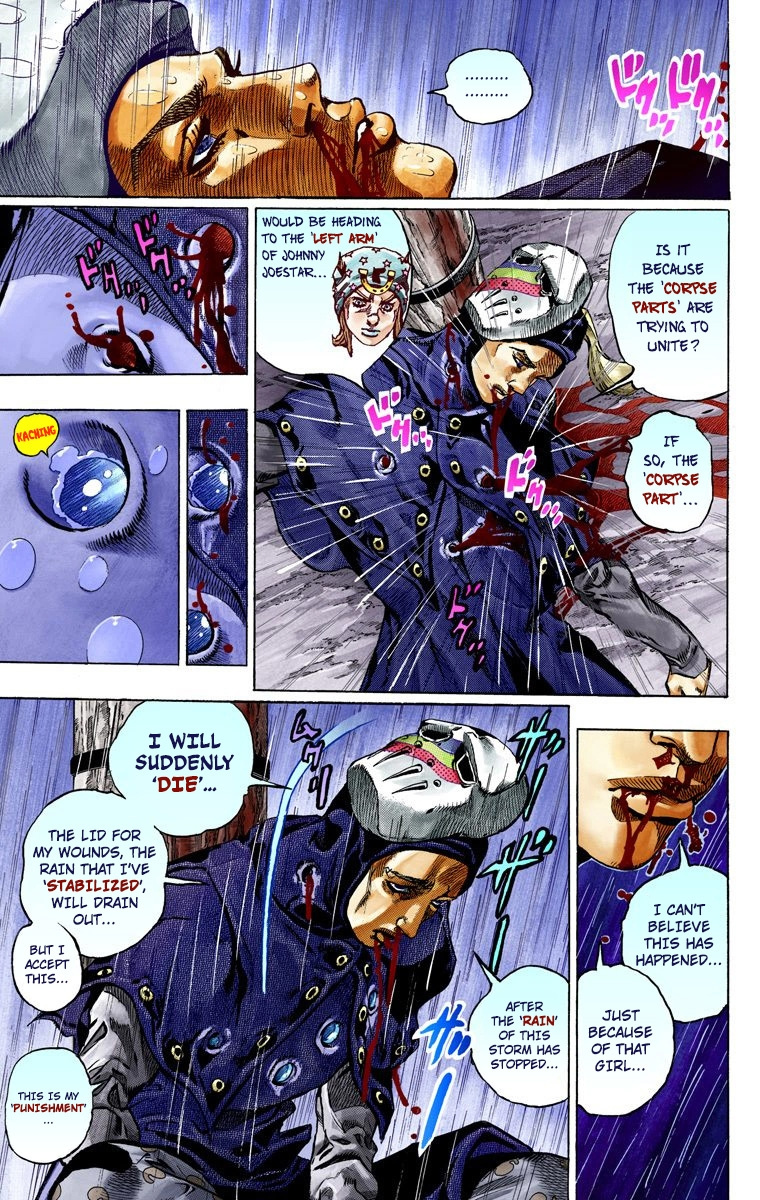 Jojo's Bizarre Adventure Part 7 - Steel Ball Run - Vol.9 Chapter 38: Catch The Rainbow (On That Stormy Night) Part 1