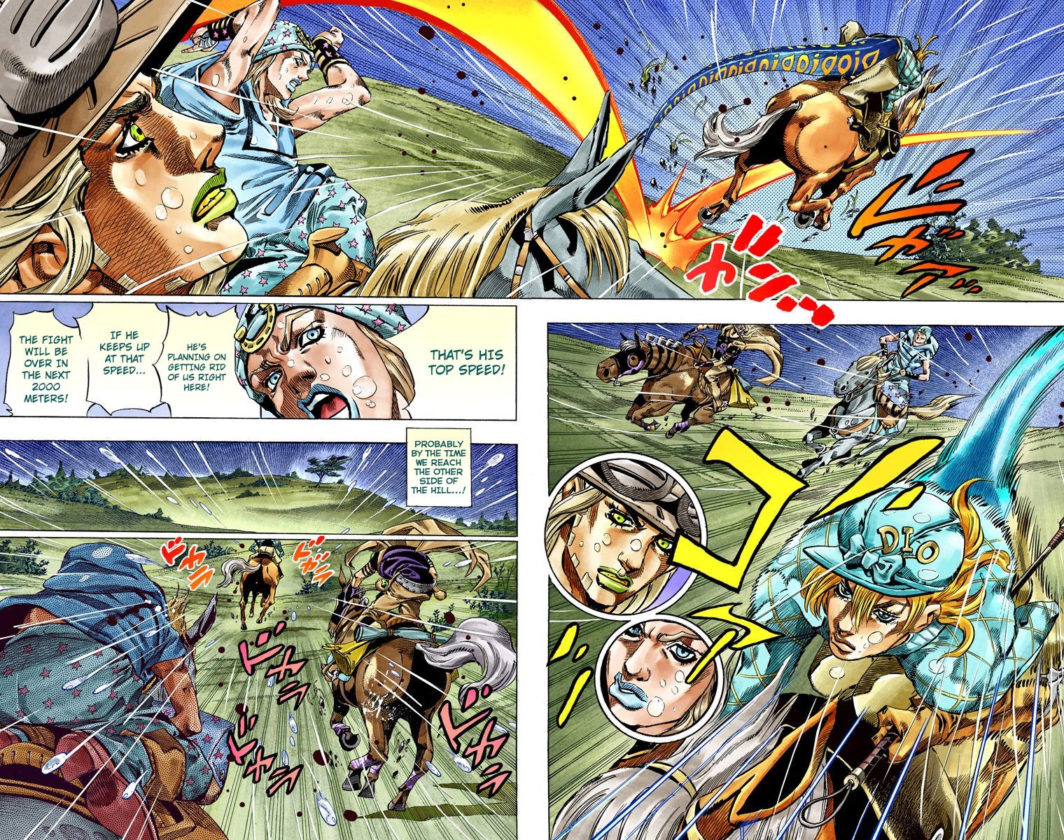 Jojo's Bizarre Adventure Part 7 - Steel Ball Run - Vol.9 Chapter 38: Catch The Rainbow (On That Stormy Night) Part 1