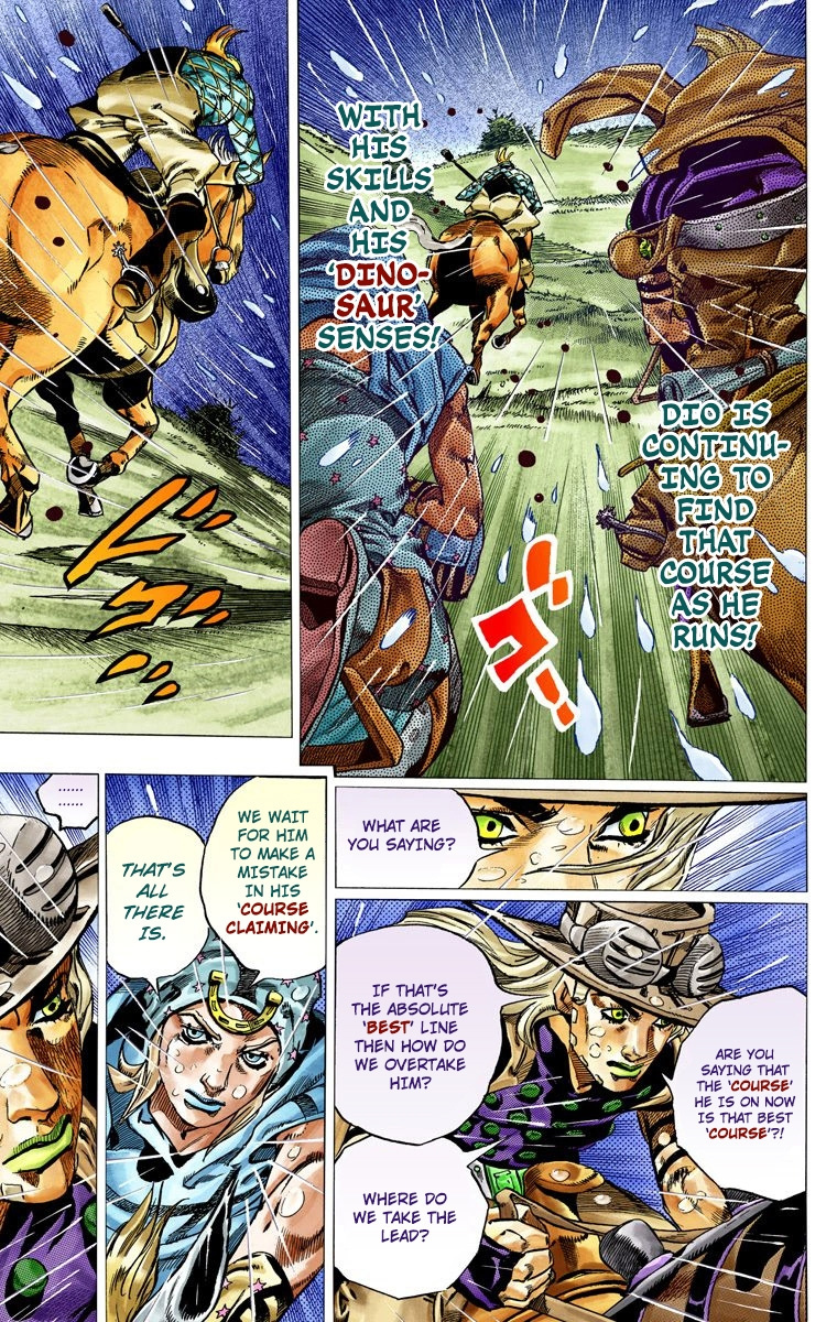 Jojo's Bizarre Adventure Part 7 - Steel Ball Run - Vol.9 Chapter 38: Catch The Rainbow (On That Stormy Night) Part 1