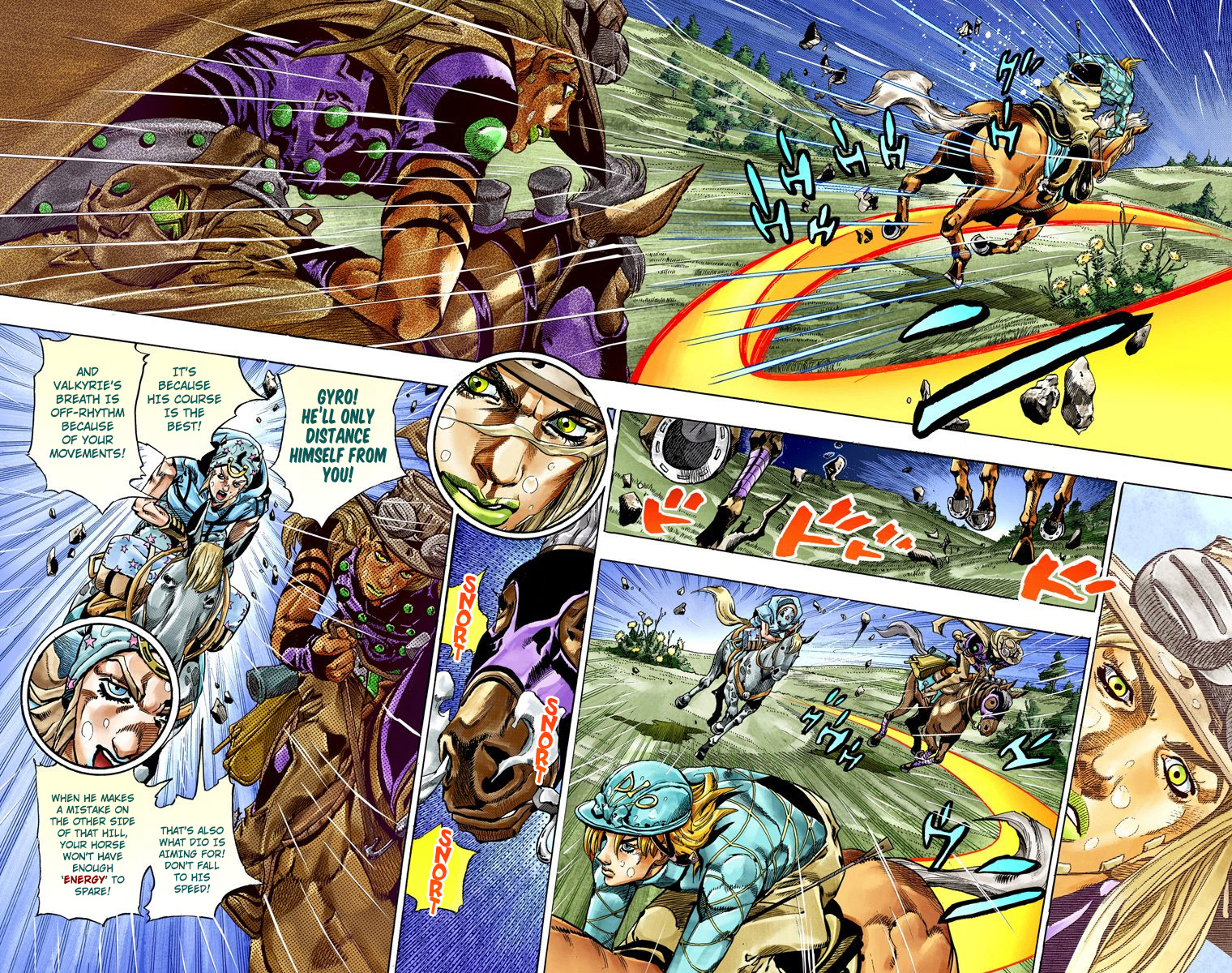 Jojo's Bizarre Adventure Part 7 - Steel Ball Run - Vol.9 Chapter 38: Catch The Rainbow (On That Stormy Night) Part 1