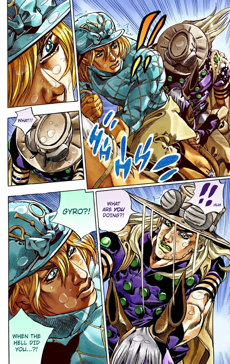 Jojo's Bizarre Adventure Part 7 - Steel Ball Run - Vol.9 Chapter 38: Catch The Rainbow (On That Stormy Night) Part 1