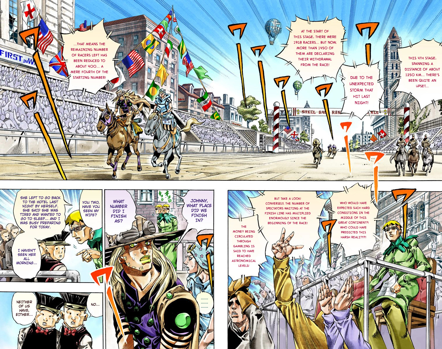 Jojo's Bizarre Adventure Part 7 - Steel Ball Run - Vol.10 Chapter 40: A Silent Way Part 1