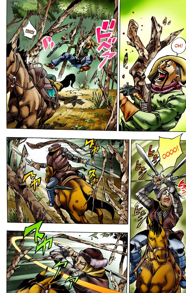 Jojo's Bizarre Adventure Part 7 - Steel Ball Run - Vol.2 Chapter 8: Crossing The Forest