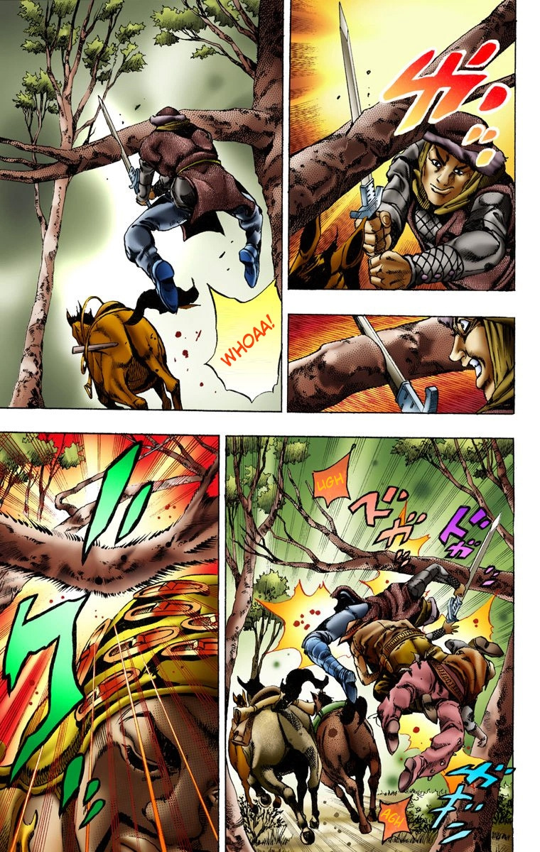 Jojo's Bizarre Adventure Part 7 - Steel Ball Run - Vol.2 Chapter 8: Crossing The Forest