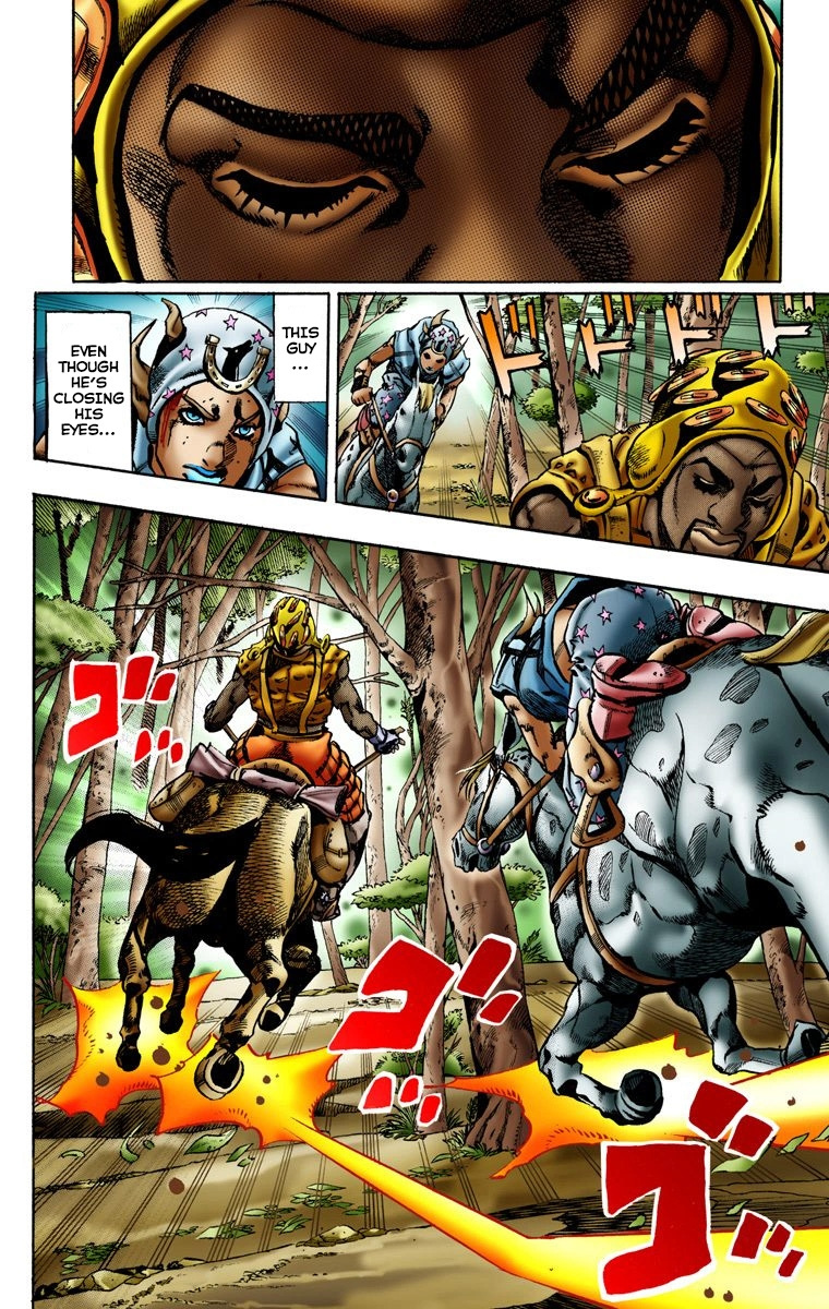 Jojo's Bizarre Adventure Part 7 - Steel Ball Run - Vol.2 Chapter 8: Crossing The Forest