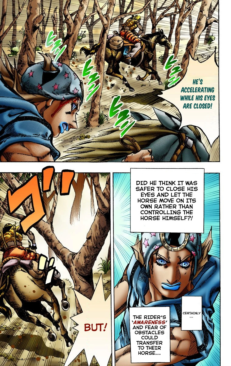 Jojo's Bizarre Adventure Part 7 - Steel Ball Run - Vol.2 Chapter 8: Crossing The Forest