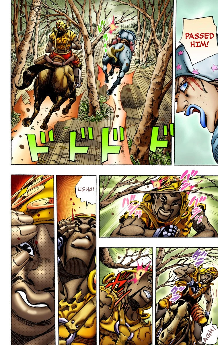 Jojo's Bizarre Adventure Part 7 - Steel Ball Run - Vol.2 Chapter 8: Crossing The Forest