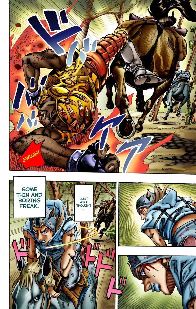 Jojo's Bizarre Adventure Part 7 - Steel Ball Run - Vol.2 Chapter 8: Crossing The Forest