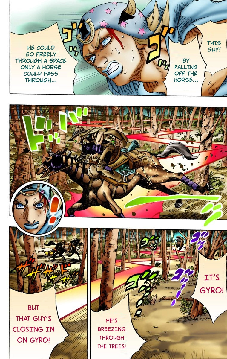 Jojo's Bizarre Adventure Part 7 - Steel Ball Run - Vol.2 Chapter 8: Crossing The Forest