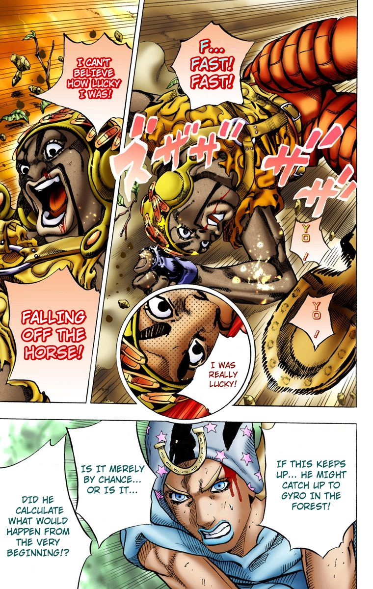 Jojo's Bizarre Adventure Part 7 - Steel Ball Run - Vol.2 Chapter 8: Crossing The Forest