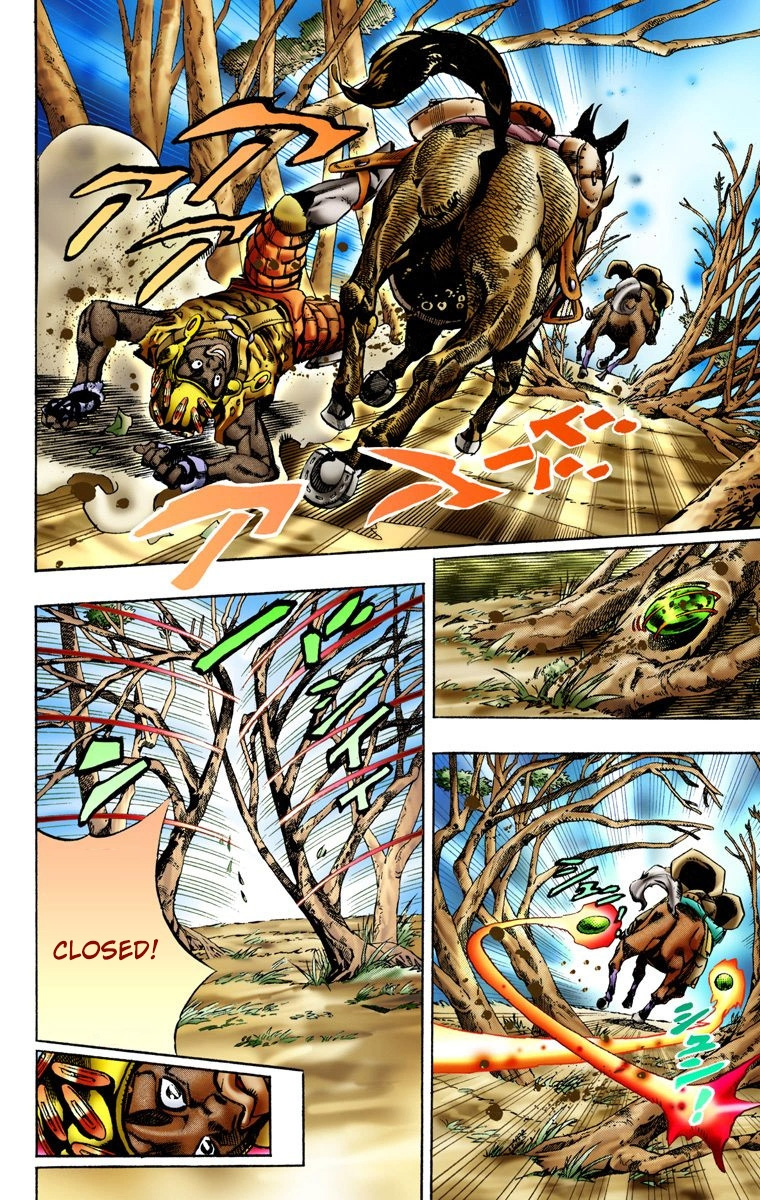 Jojo's Bizarre Adventure Part 7 - Steel Ball Run - Vol.2 Chapter 8: Crossing The Forest