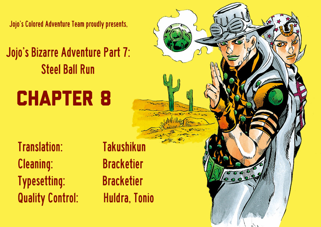 Jojo's Bizarre Adventure Part 7 - Steel Ball Run - Vol.2 Chapter 8: Crossing The Forest