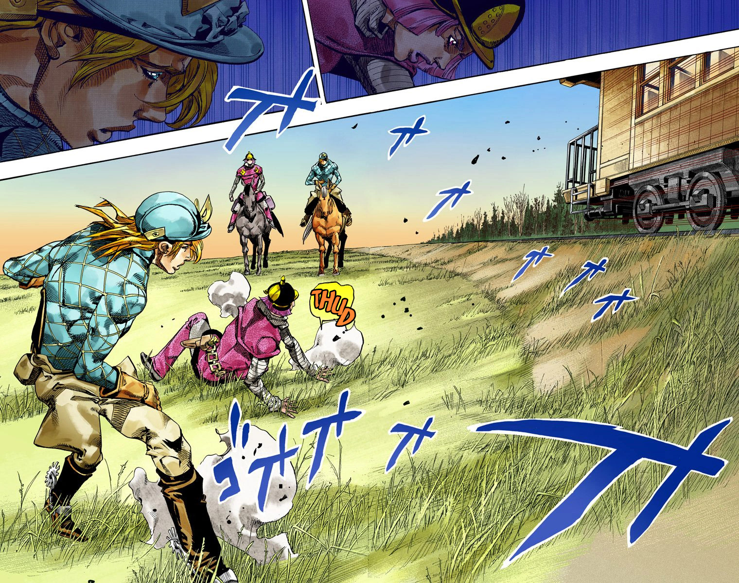 Jojo's Bizarre Adventure Part 7 - Steel Ball Run - Vol.19 Chapter 74: D4C Part 7