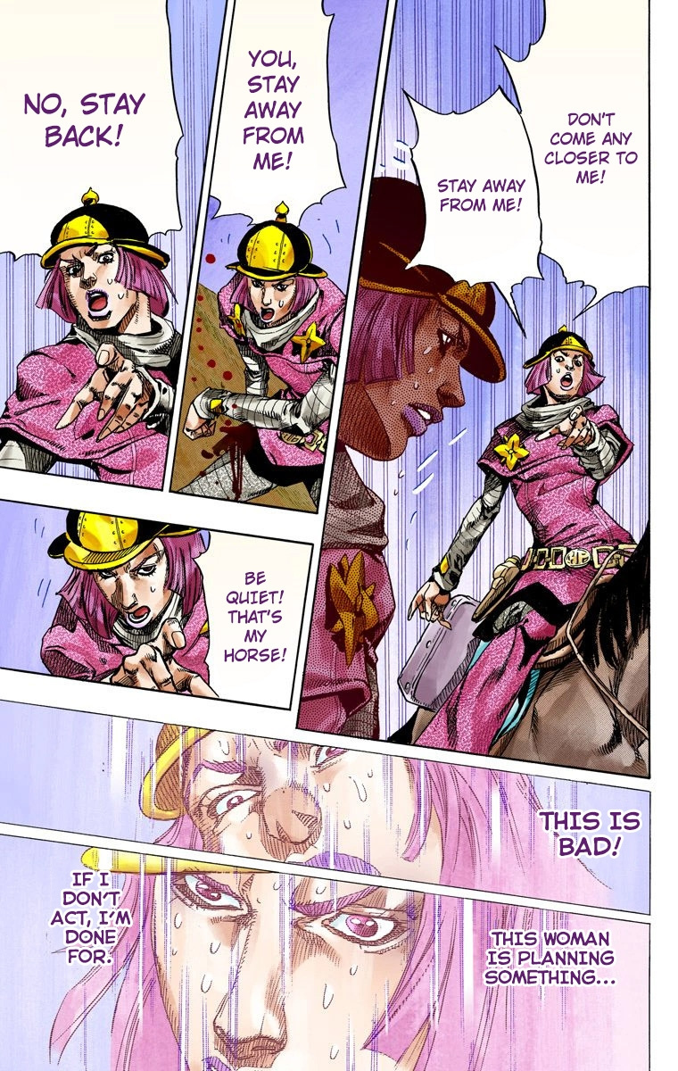 Jojo's Bizarre Adventure Part 7 - Steel Ball Run - Vol.19 Chapter 74: D4C Part 7