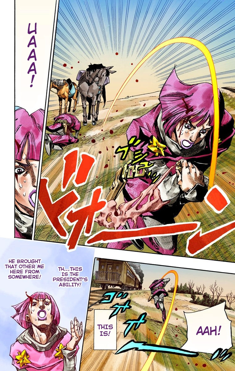 Jojo's Bizarre Adventure Part 7 - Steel Ball Run - Vol.19 Chapter 74: D4C Part 7