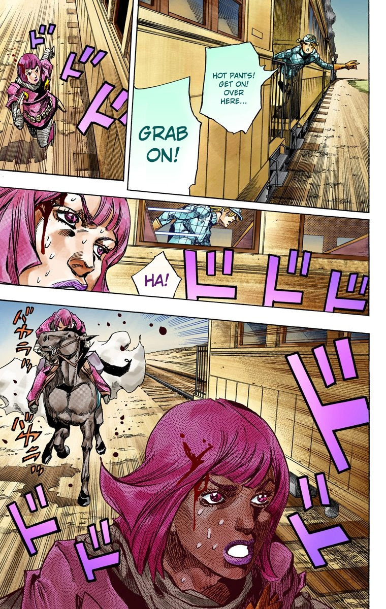 Jojo's Bizarre Adventure Part 7 - Steel Ball Run - Vol.19 Chapter 74: D4C Part 7