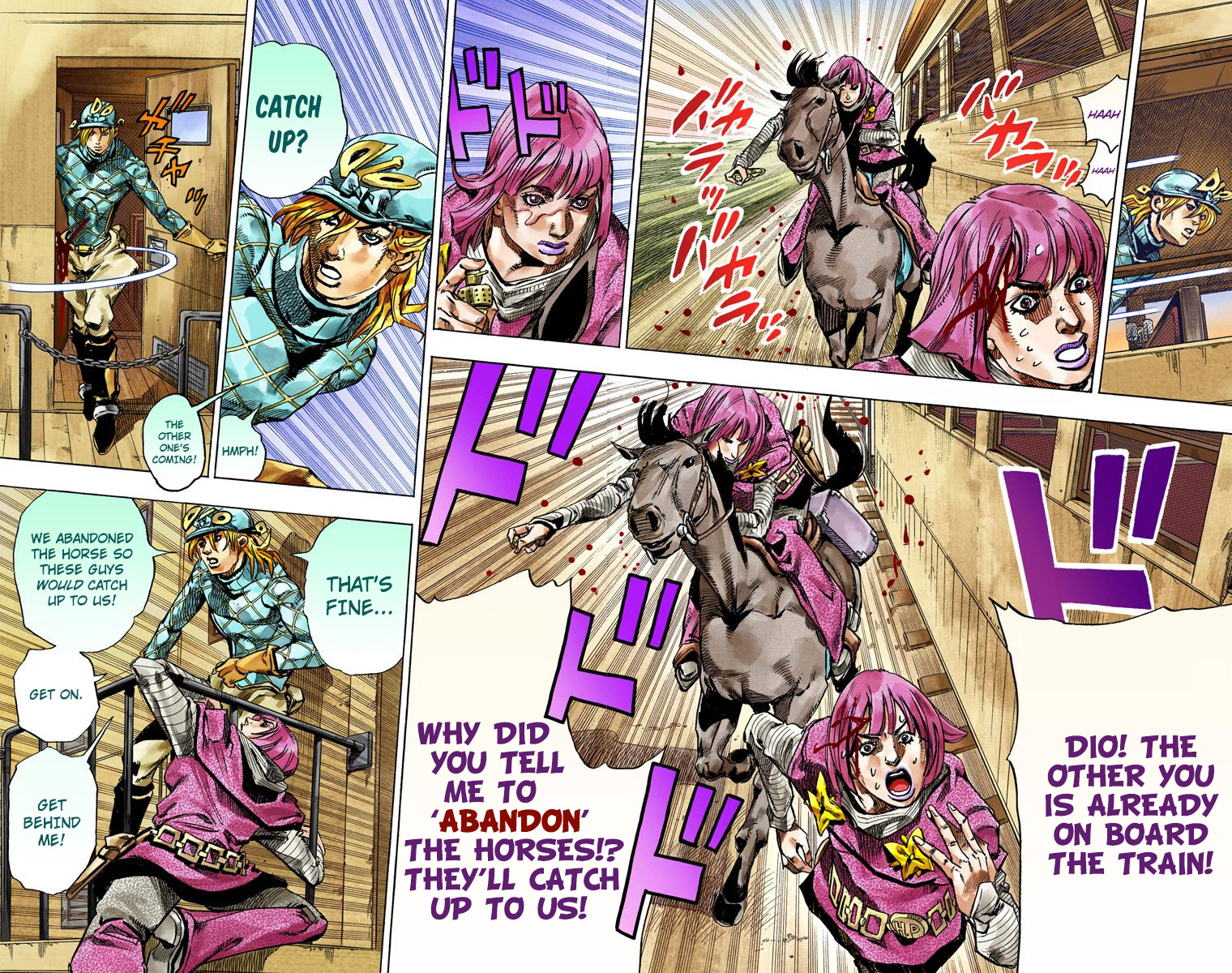 Jojo's Bizarre Adventure Part 7 - Steel Ball Run - Vol.19 Chapter 74: D4C Part 7