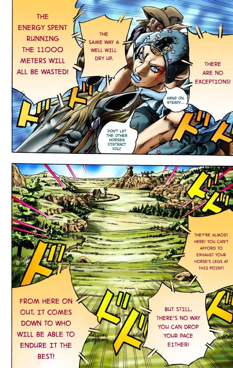 Jojo's Bizarre Adventure Part 7 - Steel Ball Run - Vol.2 Chapter 9: Long, Long Downhill