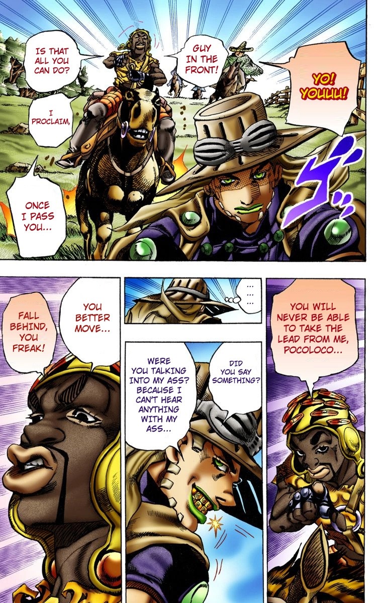 Jojo's Bizarre Adventure Part 7 - Steel Ball Run - Vol.2 Chapter 9: Long, Long Downhill