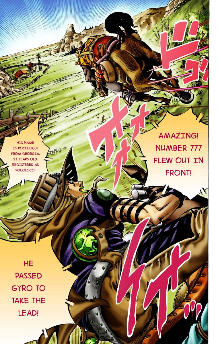 Jojo's Bizarre Adventure Part 7 - Steel Ball Run - Vol.2 Chapter 9: Long, Long Downhill