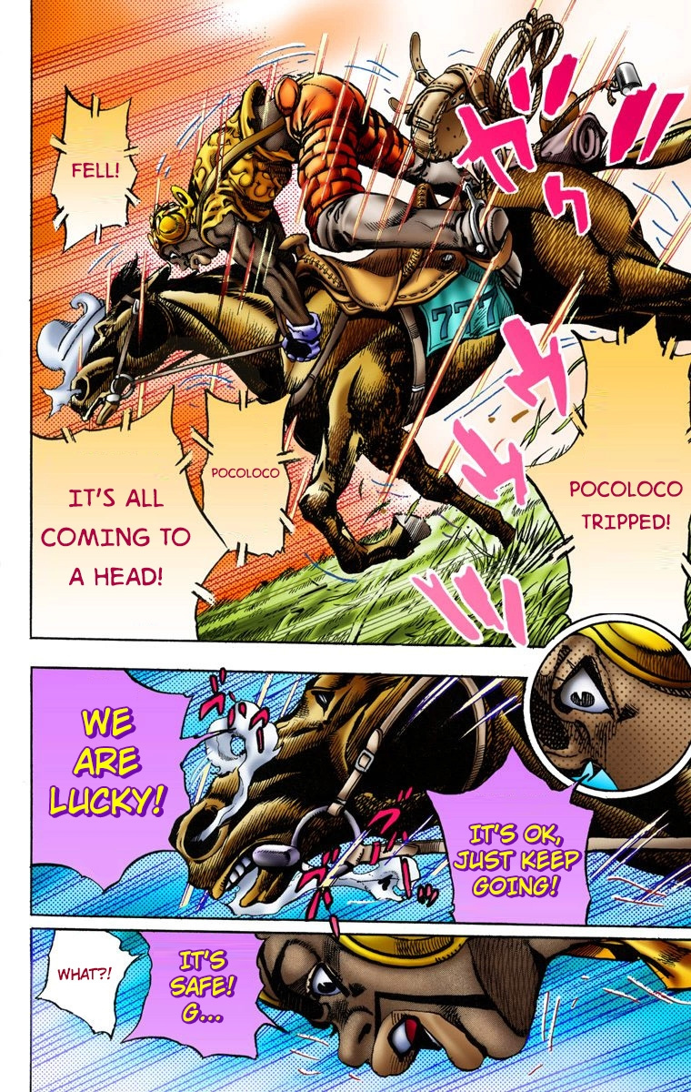 Jojo's Bizarre Adventure Part 7 - Steel Ball Run - Vol.2 Chapter 9: Long, Long Downhill