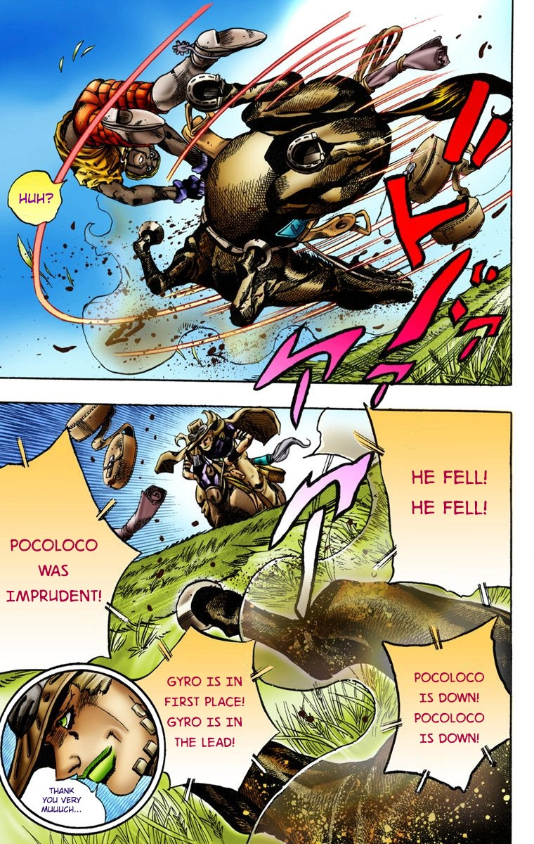 Jojo's Bizarre Adventure Part 7 - Steel Ball Run - Vol.2 Chapter 9: Long, Long Downhill