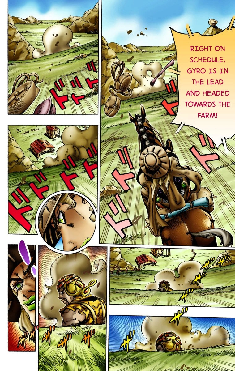 Jojo's Bizarre Adventure Part 7 - Steel Ball Run - Vol.2 Chapter 9: Long, Long Downhill