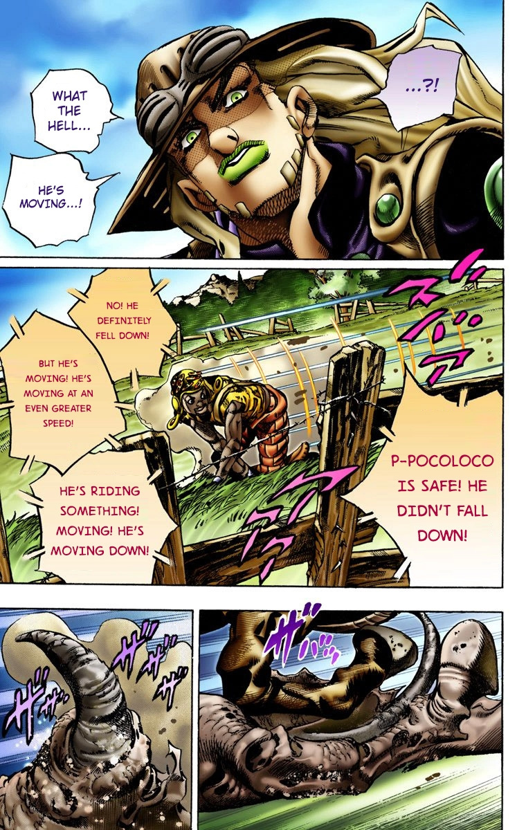 Jojo's Bizarre Adventure Part 7 - Steel Ball Run - Vol.2 Chapter 9: Long, Long Downhill