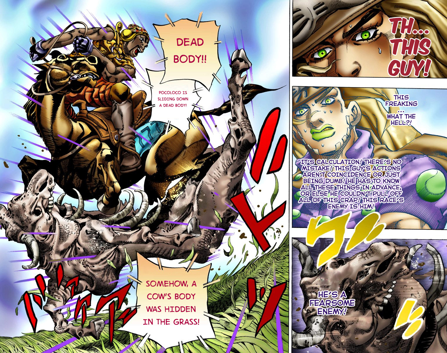 Jojo's Bizarre Adventure Part 7 - Steel Ball Run - Vol.2 Chapter 9: Long, Long Downhill