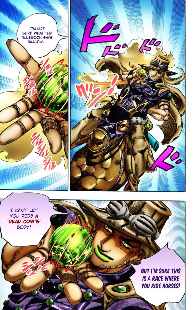 Jojo's Bizarre Adventure Part 7 - Steel Ball Run - Vol.2 Chapter 9: Long, Long Downhill