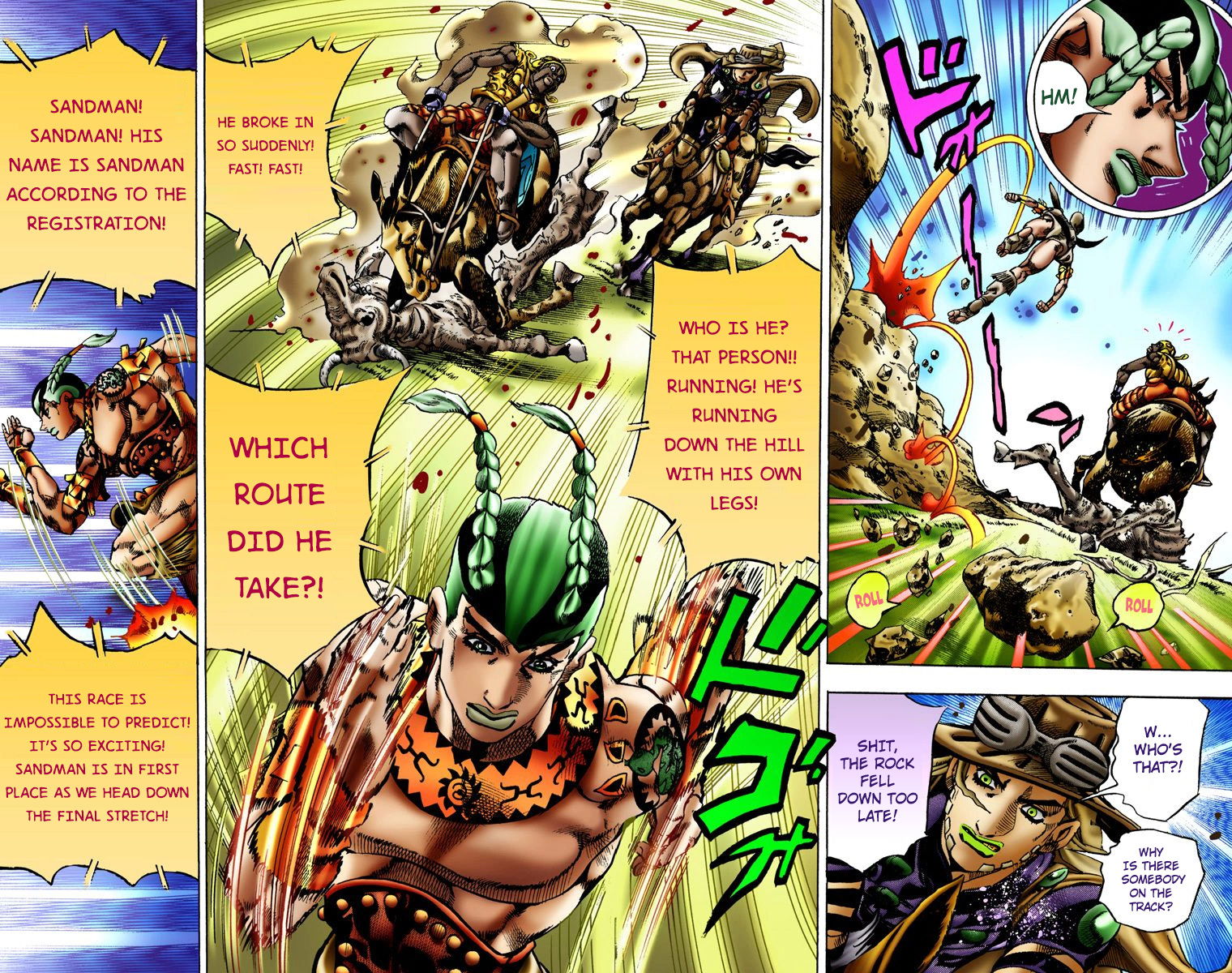 Jojo's Bizarre Adventure Part 7 - Steel Ball Run - Vol.2 Chapter 9: Long, Long Downhill