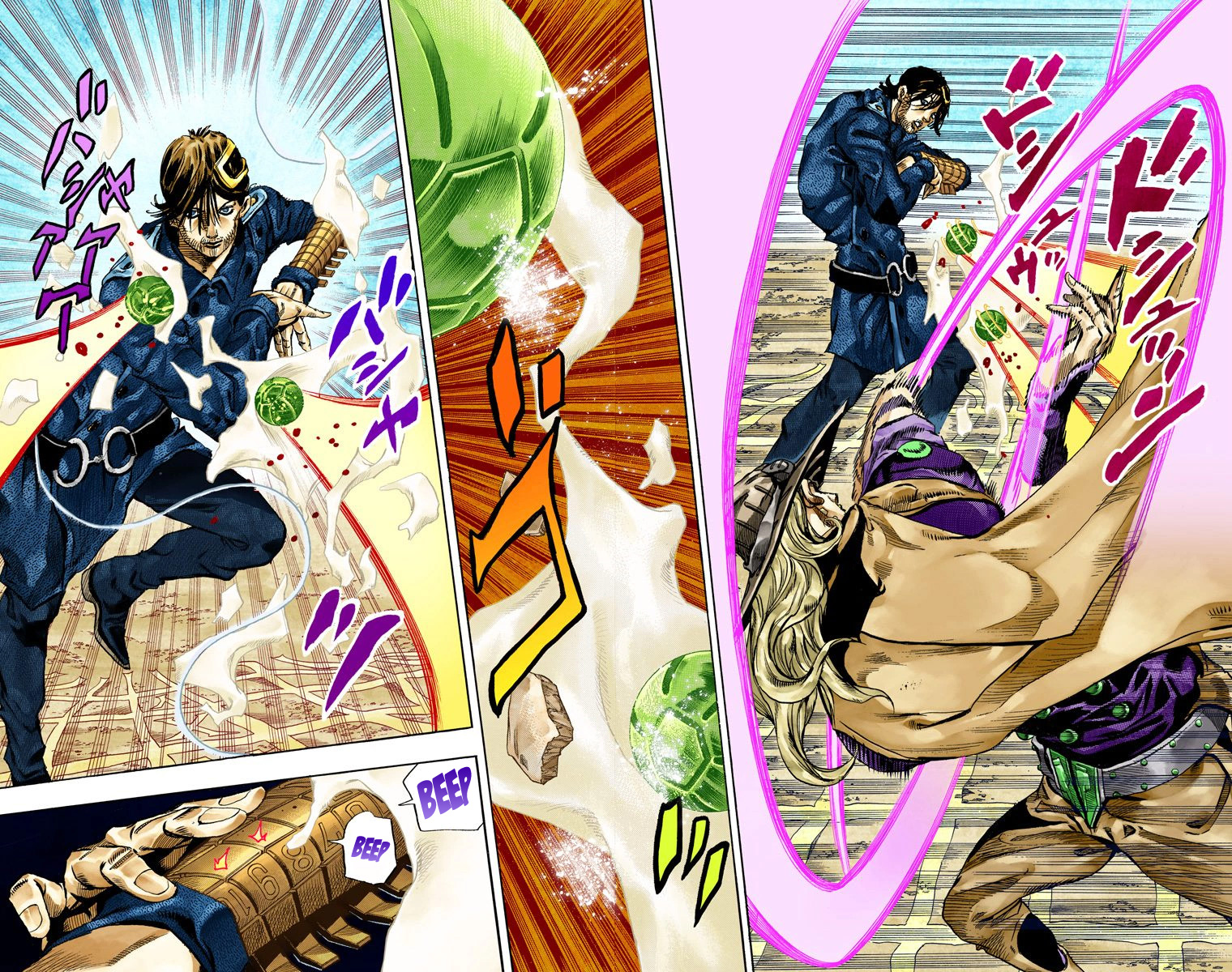 Jojo's Bizarre Adventure Part 7 - Steel Ball Run - Vol.17 Chapter 66: D4C Part 1