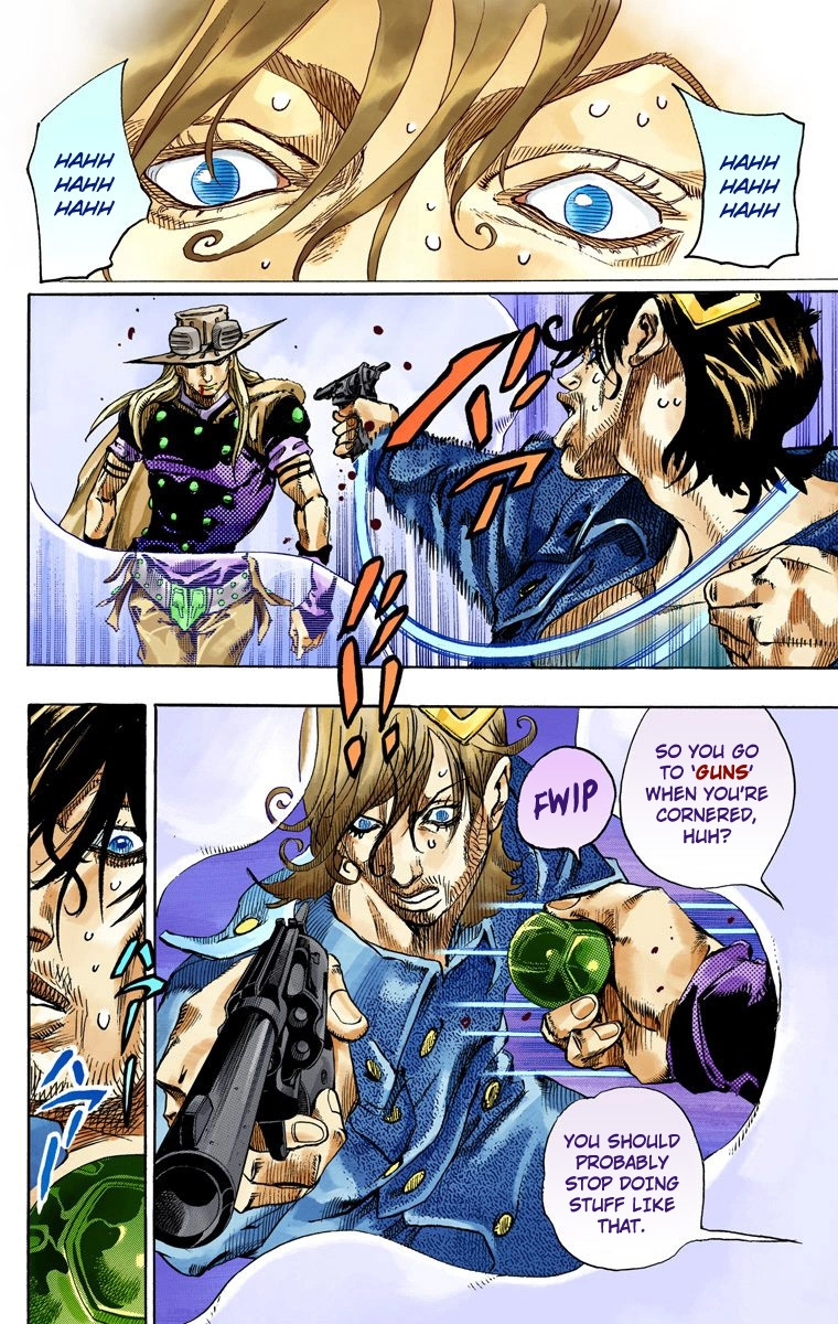 Jojo's Bizarre Adventure Part 7 - Steel Ball Run - Vol.17 Chapter 66: D4C Part 1