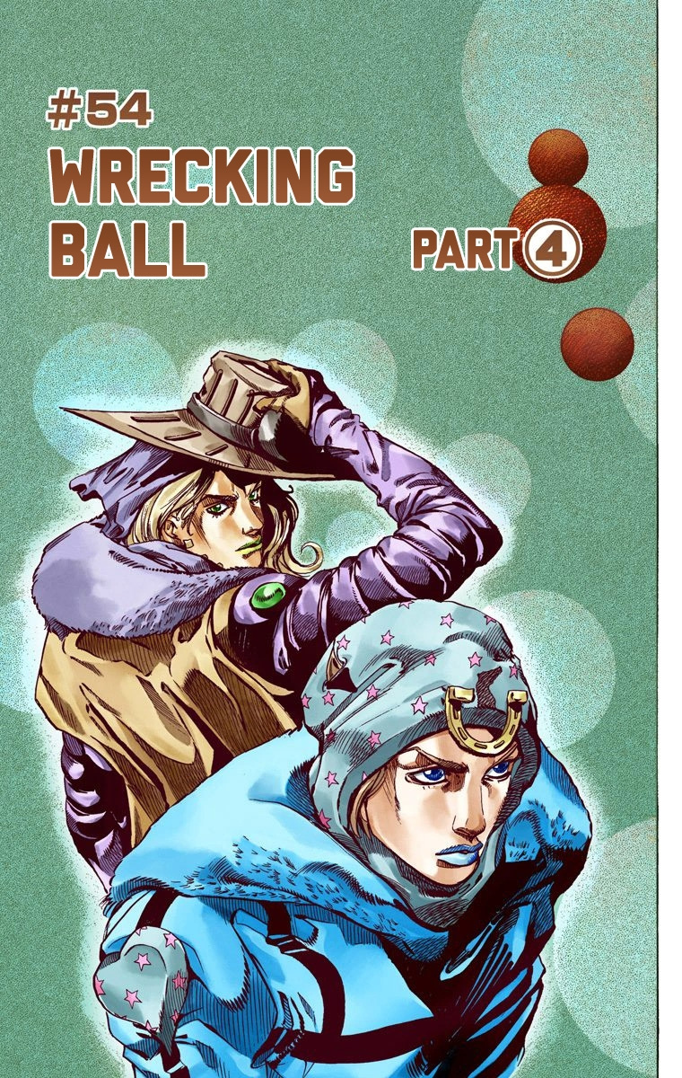 Jojo's Bizarre Adventure Part 7 - Steel Ball Run - Vol.14 Chapter 54: Wrecking Ball Part 4