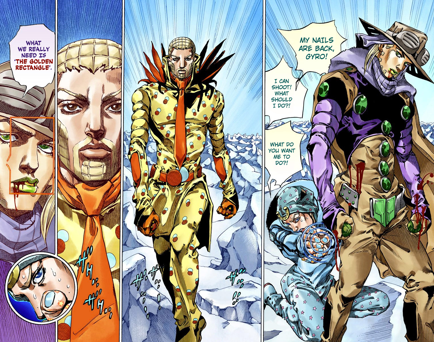 Jojo's Bizarre Adventure Part 7 - Steel Ball Run - Vol.14 Chapter 54: Wrecking Ball Part 4