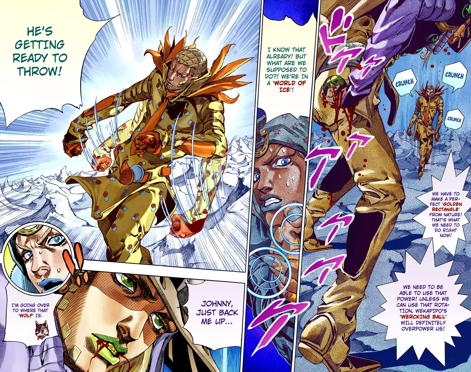 Jojo's Bizarre Adventure Part 7 - Steel Ball Run - Vol.14 Chapter 54: Wrecking Ball Part 4